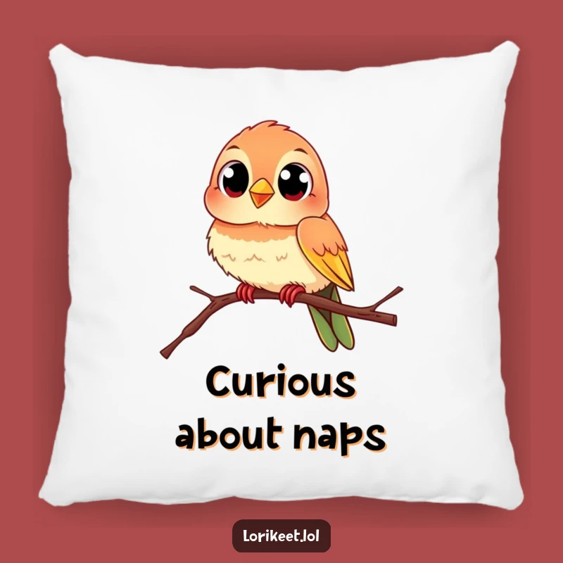 Funny Lively Bird Pillow: Cozy Curious Eyes Cushion, Adorable Funny Gift