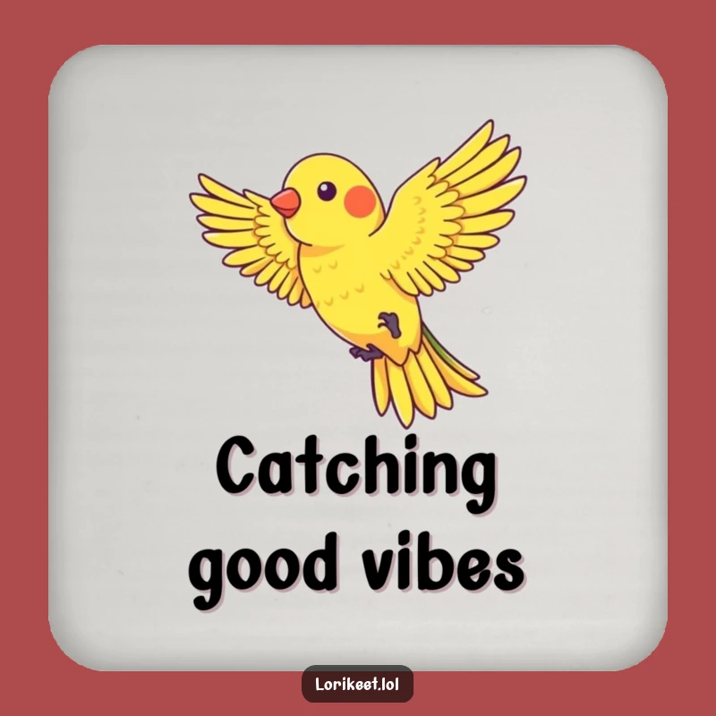 Funny Wind Rider Lorikeet Coasters: Flight Protection Set, Perfect Funny Gift