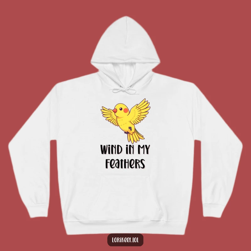 Funny Wind Rider Lorikeet Hoodie: Cozy Flight Sweatshirt, Perfect Funny Gift
